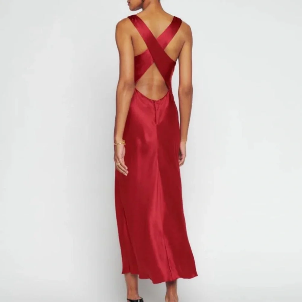 Reformation Cassette Silk Dress - Picture 2 of 5